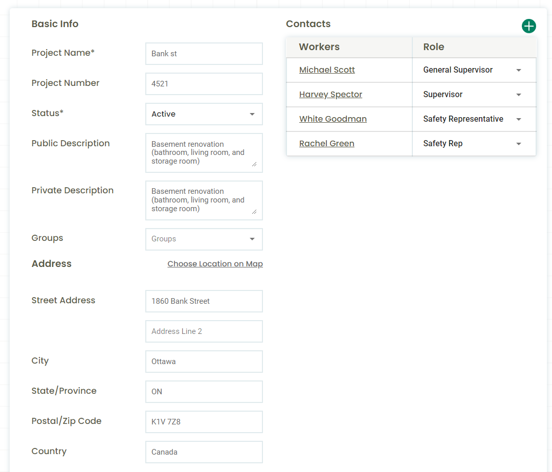 How Do I Edit Contact Roles In A Project 